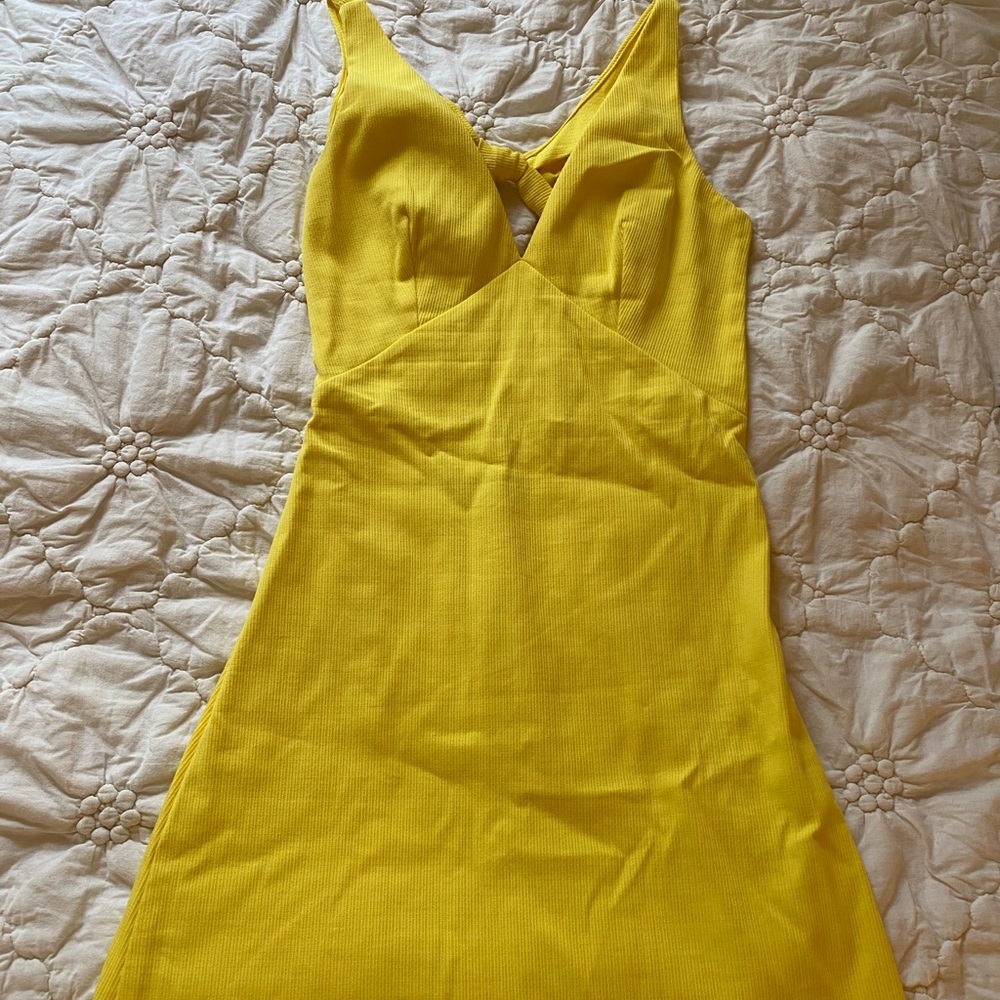 ZARA Yellow Mini Dress